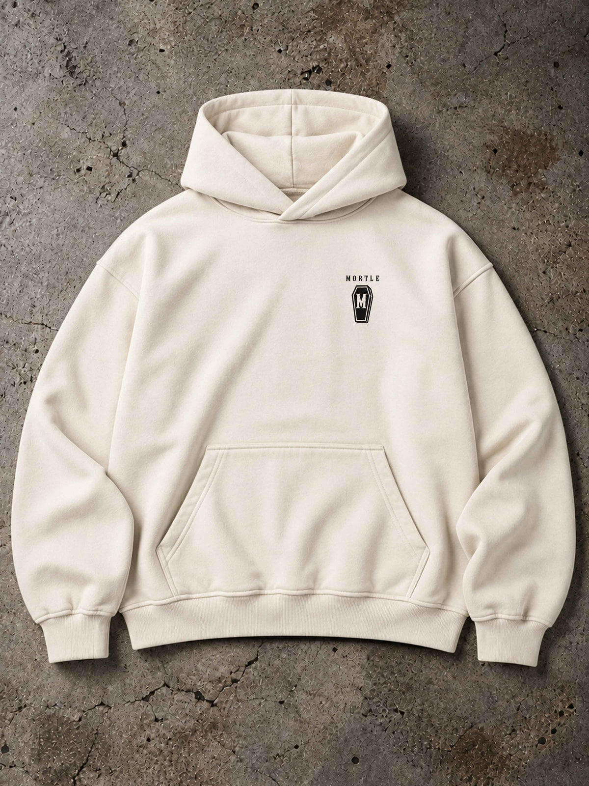 Begonia – Oversized Tattoo Hoodie – offwhite