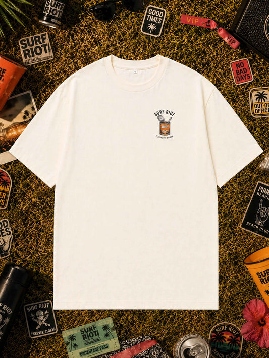 Gourmet Breakfast Loose Fit Tee mit Ravioli Backprint