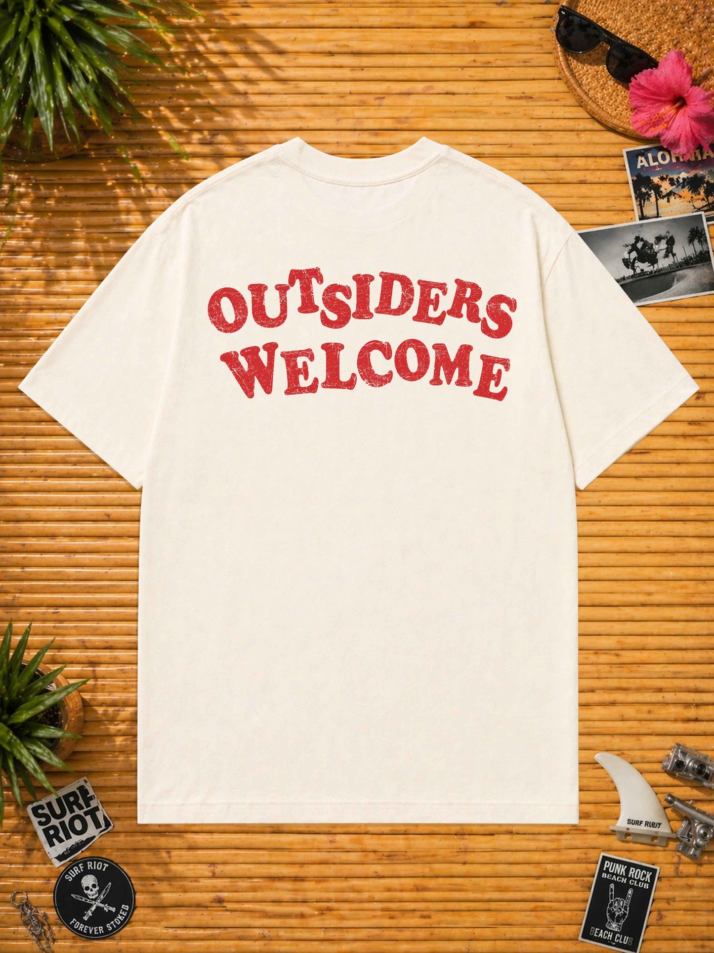 Outsiders Welcome - Loose Fit Tee