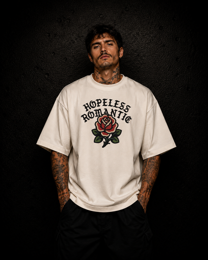 Hopeless Romantic - Oversized Tattoo T-Shirt – offwhite