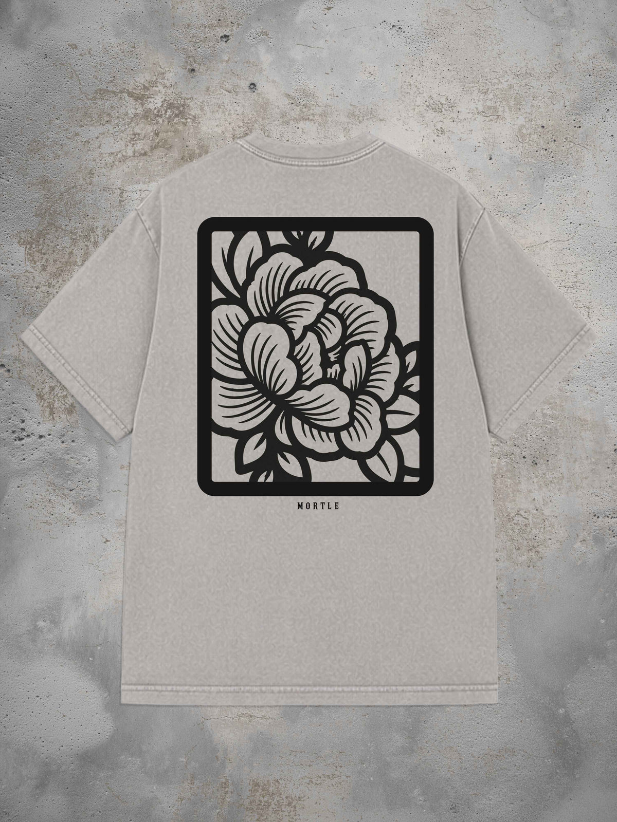 Begonia Frame - Oversized Tattoo T-Shirt