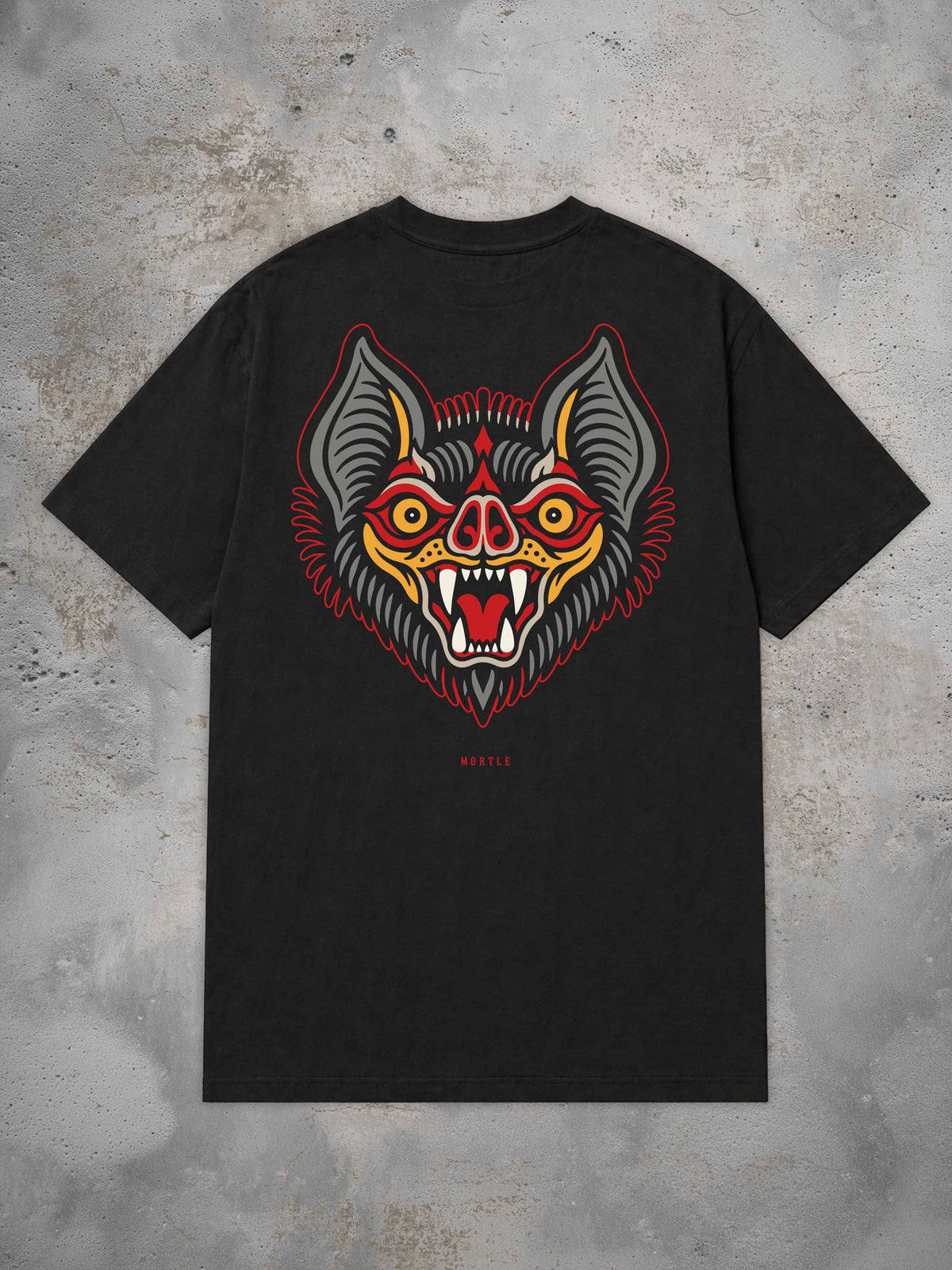 Bat - Oversized Tattoo T-Shirt