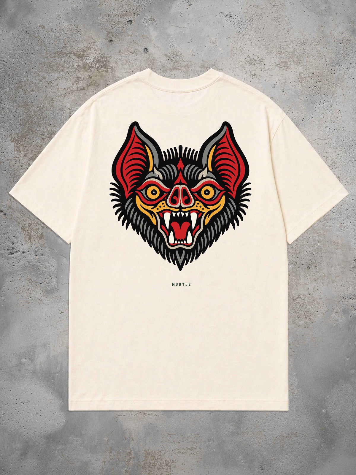 Bat - Oversized Tattoo T-Shirt