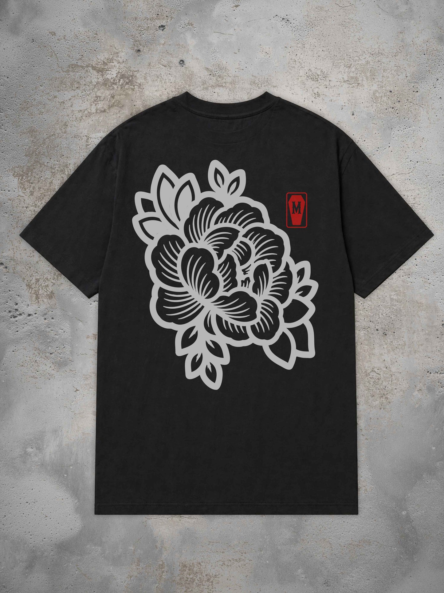 Begonia mono - Oversized Tattoo T-Shirt