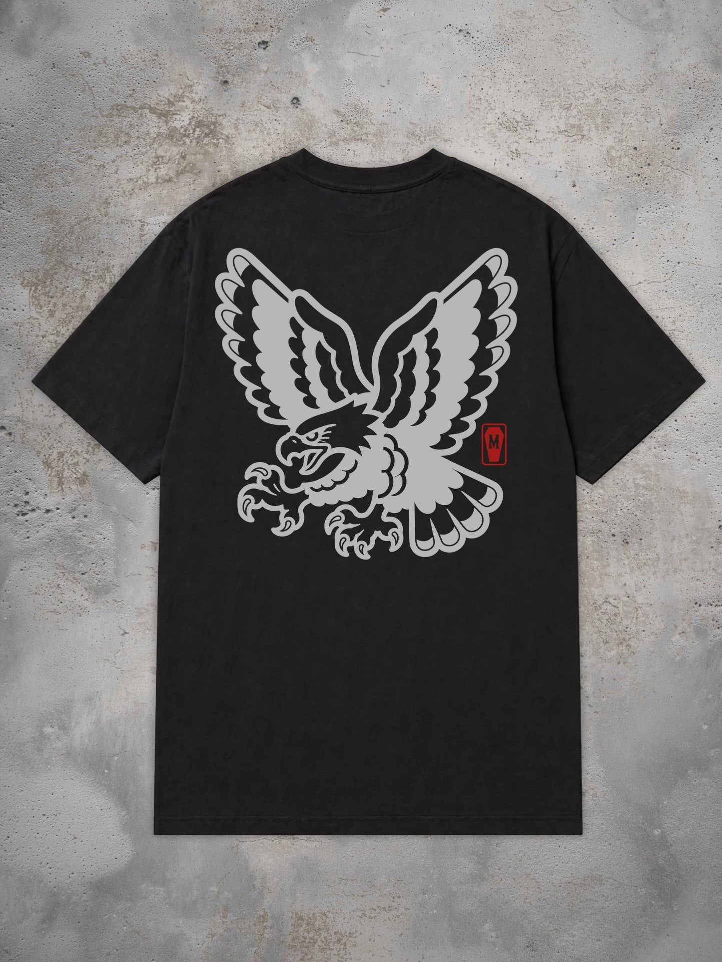 Eagle mono - Oversized Tattoo T-Shirt