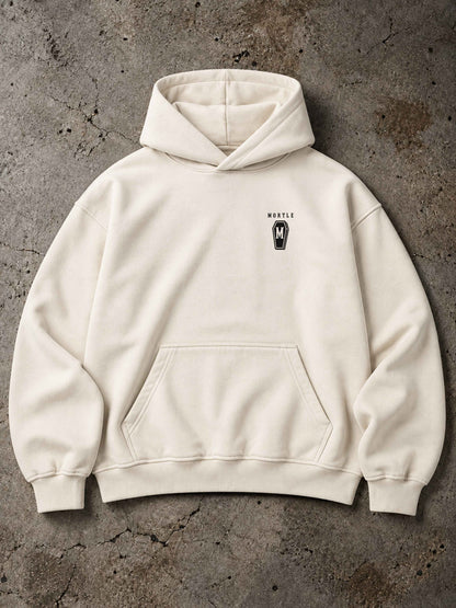 Begonia – Oversized Tattoo Hoodie – offwhite