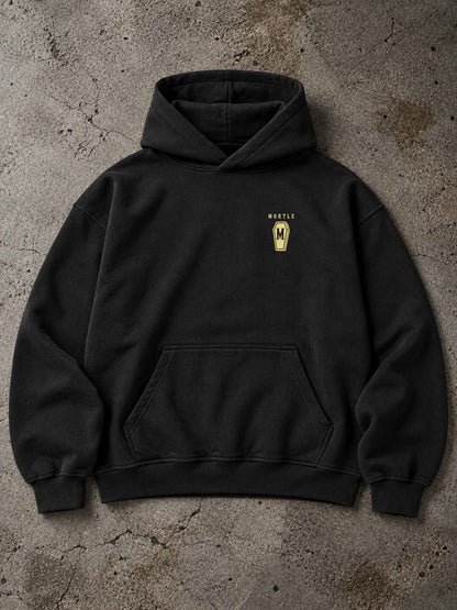 Lighthouse – Oversized Tattoo Hoodie – black