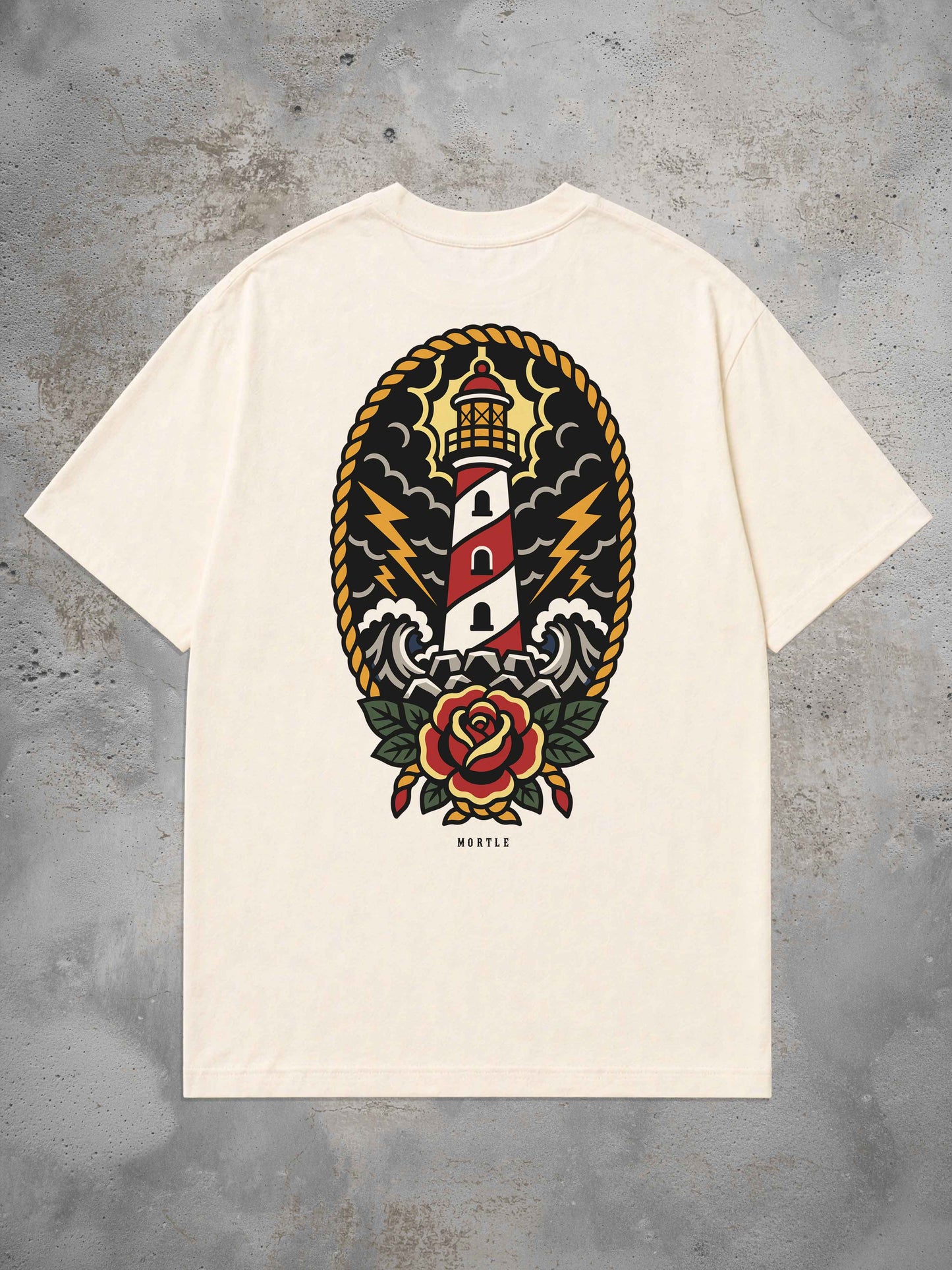 Lighthouse - T-shirt tatouage oversize