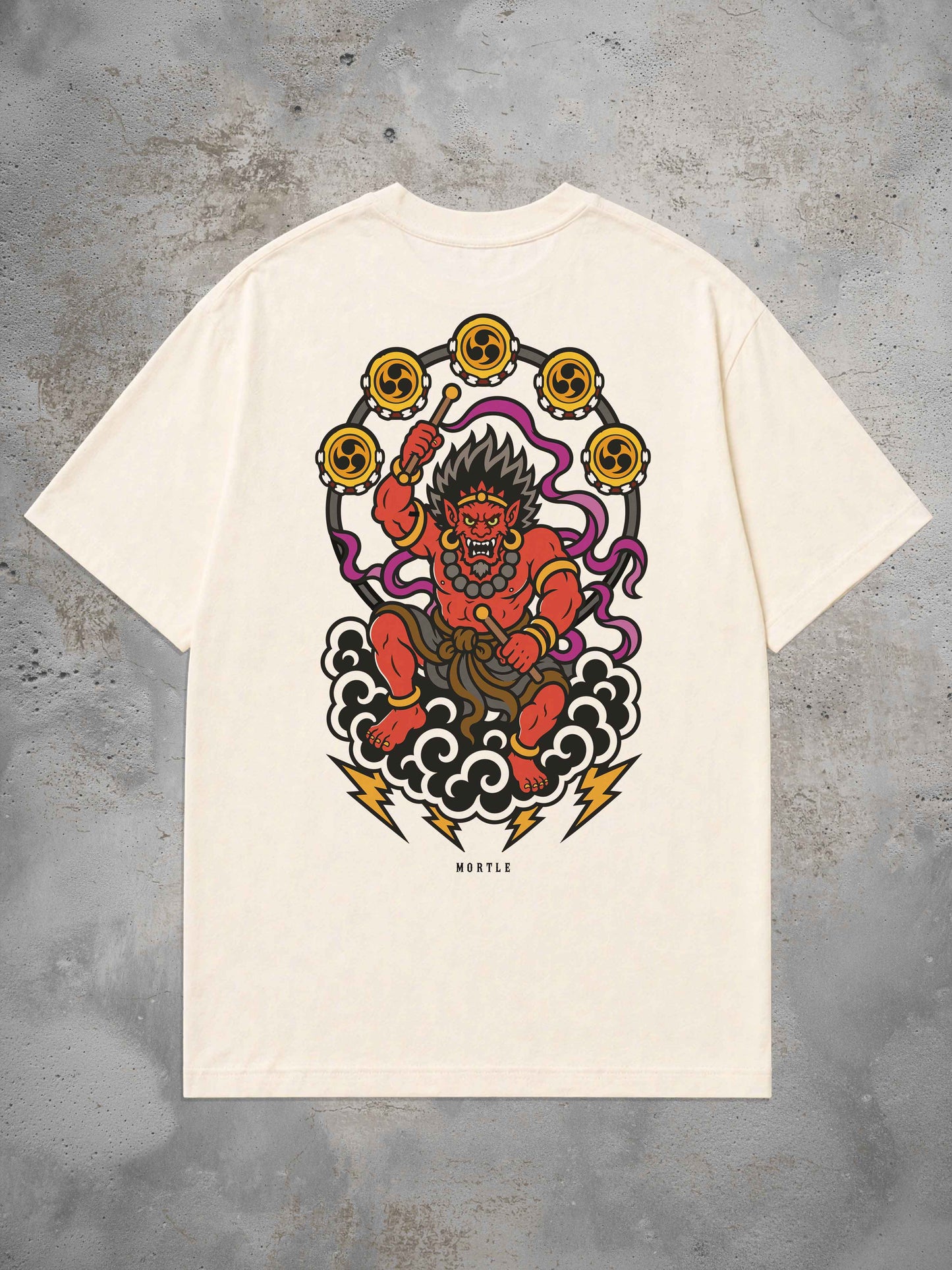 Raijin - Oversized Tattoo T-Shirt – offwhite