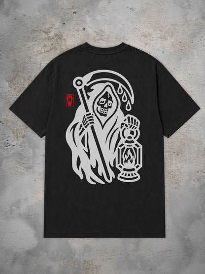 Reaper Mono - Oversized Tattoo T-Shirt
