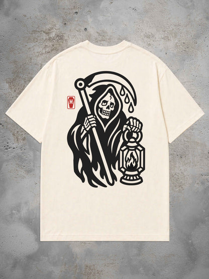 Reaper Mono - Oversized Tattoo T-Shirt