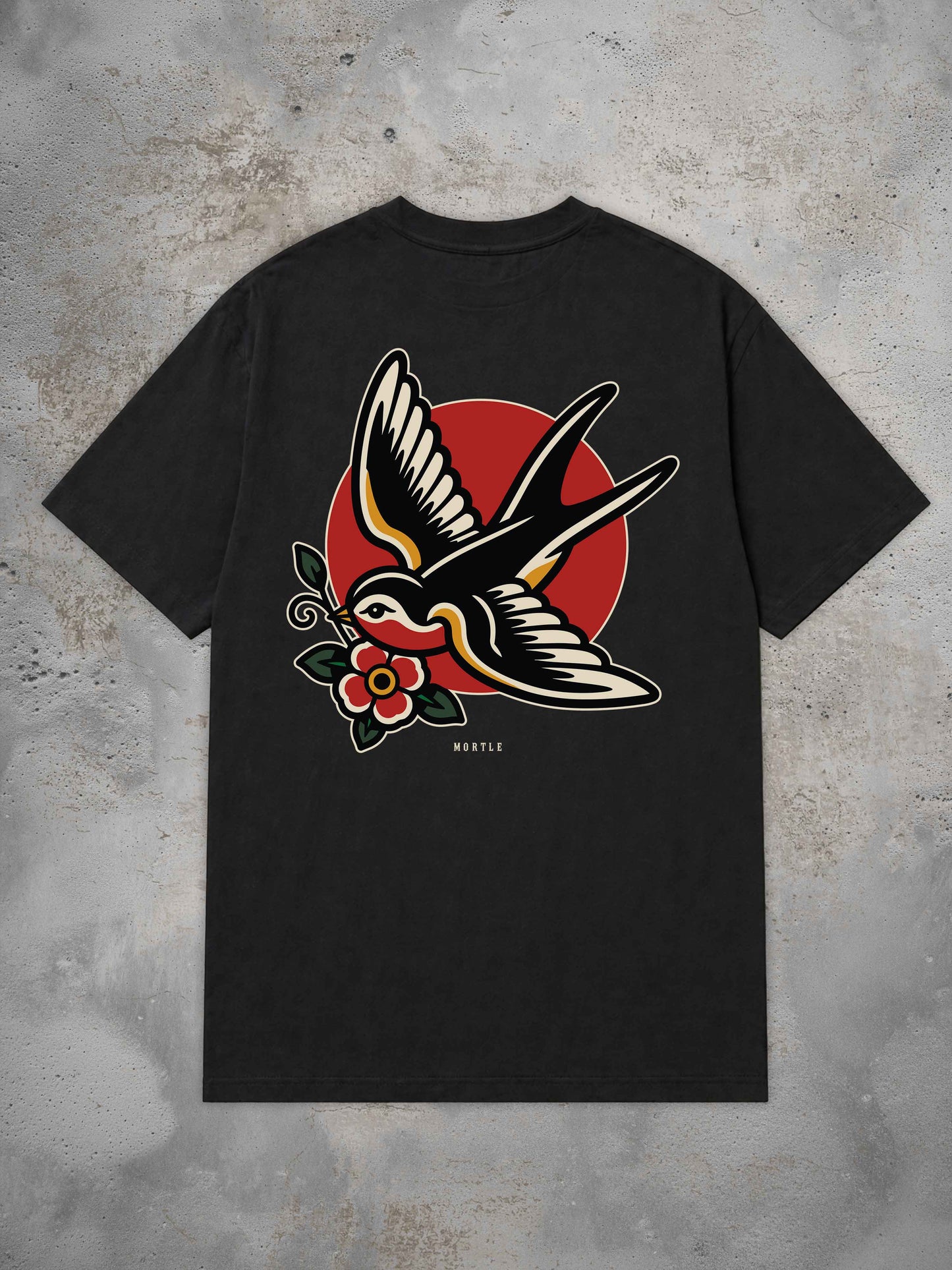 Swallow - Oversized Tattoo T-Shirt