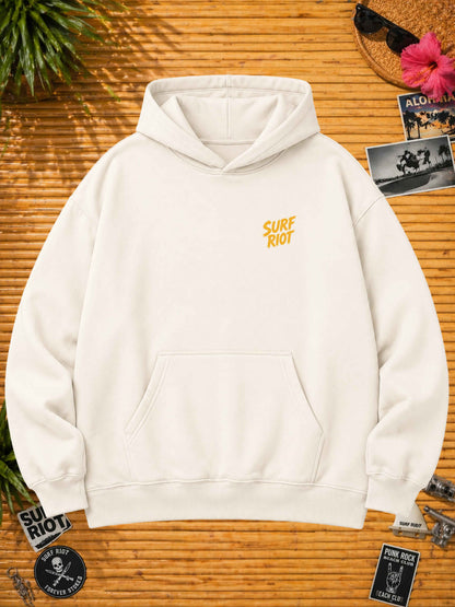 Out Of Office Surf Punk Hoodie mit Frontprint