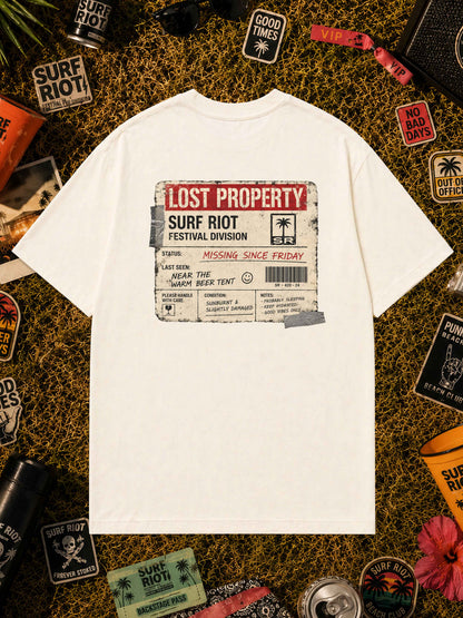 Lost Property Festival Shirt von Surf Riot in Natural Raw
