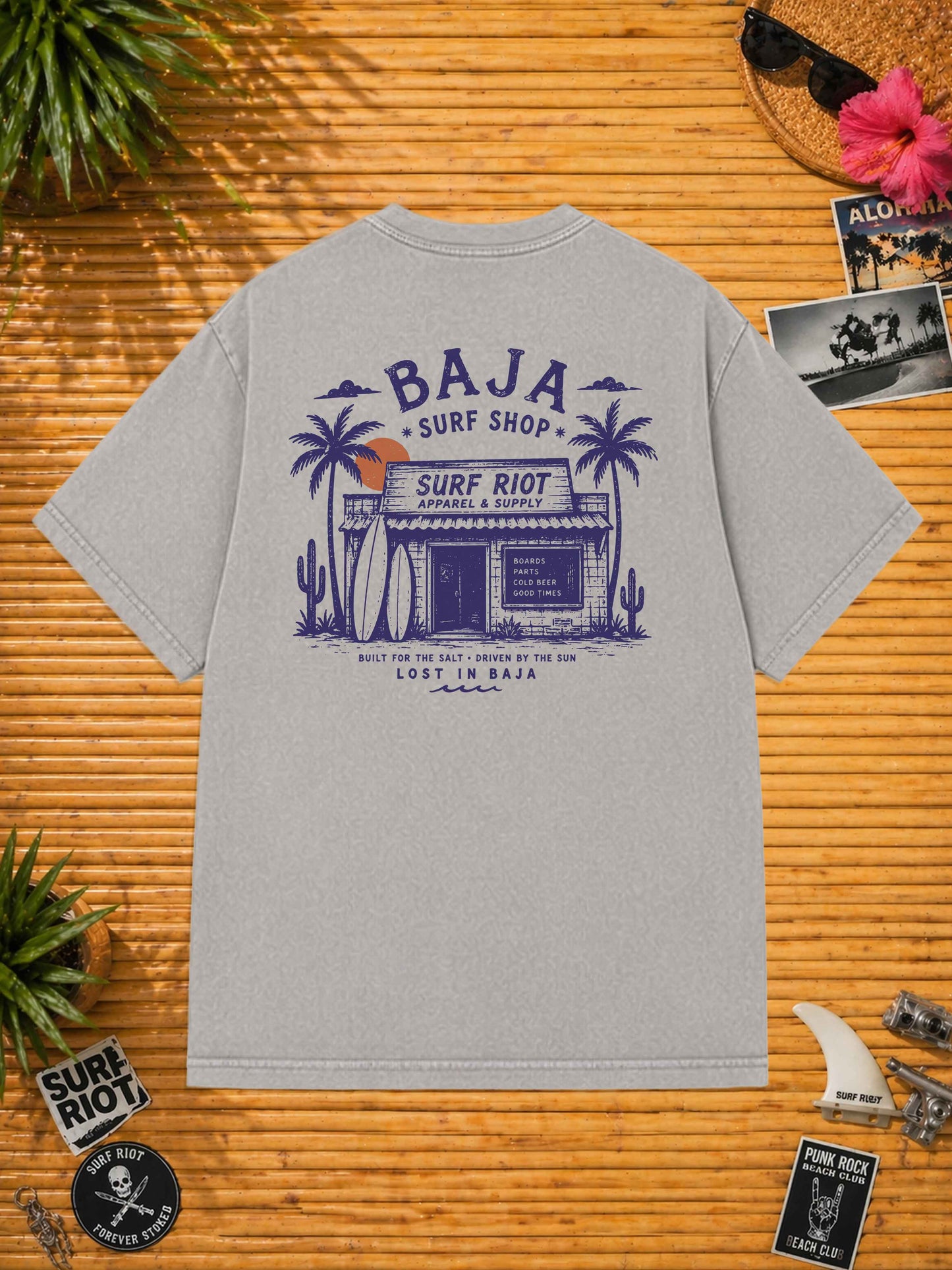 Baja Surf Shop Loose Fit Tee