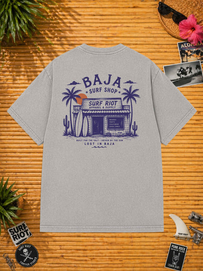 Baja Surf Shop Loose Fit Tee