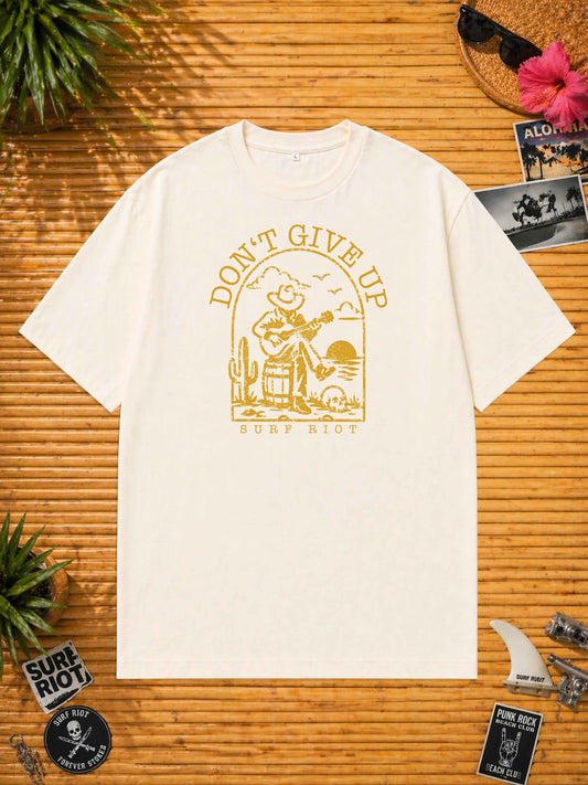 Don't Give Up Loose Fit Tee