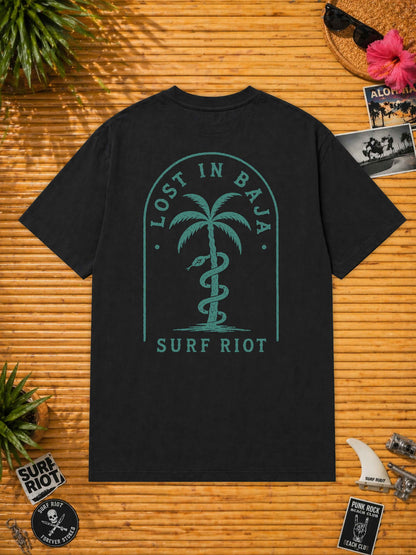 Lost In Baja Snake - Loose Fit Tee