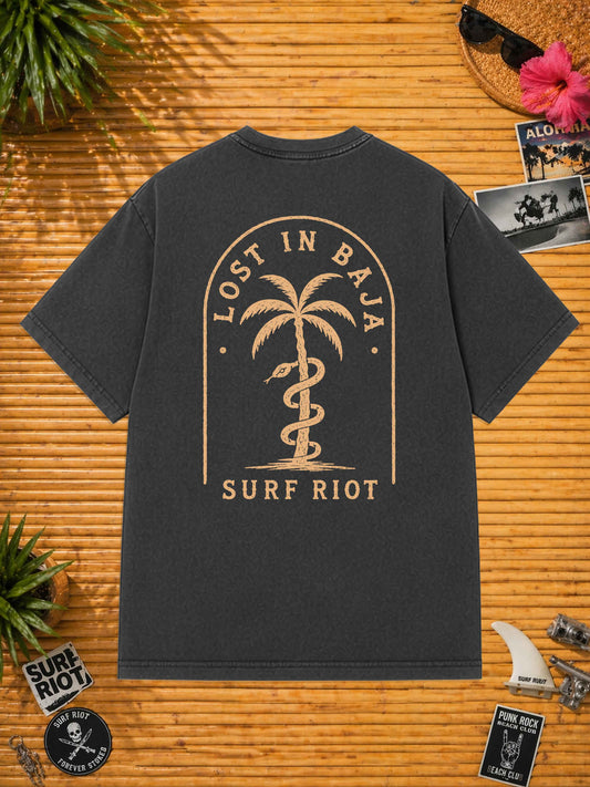 Lost In Baja Snake - Loose Fit Tee