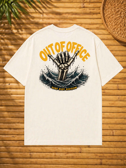Out Of Office Loose Fit Shirt von Surf Riot in Natural Raw