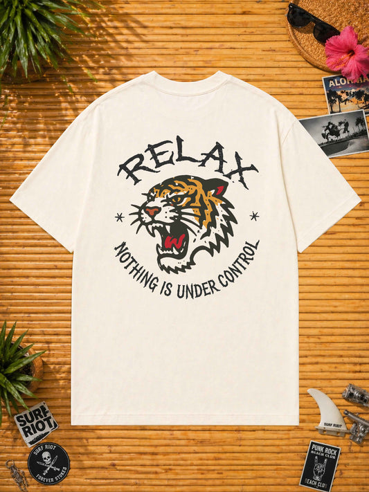 Oversized Surf Riot Relax Loose Fit Tee im urbanen Surf- und Skate-Stil