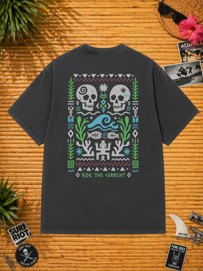 Ride The Current - Loose Fit Tee
