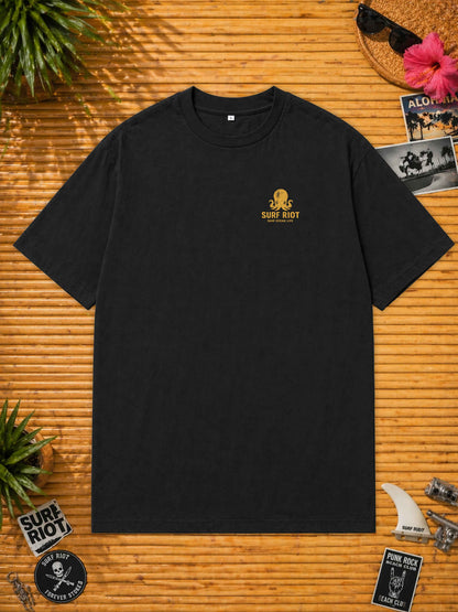Surf Riot Shirt mit Oktopus Print für Meer und Streetwear