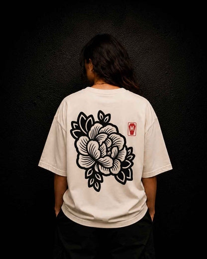 Begonia mono - Oversized Tattoo T-Shirt