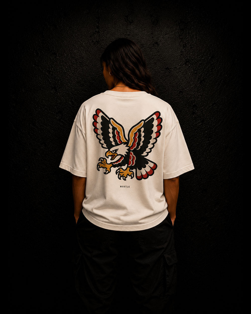Eagle - Oversized Tattoo T-Shirt – offwhite