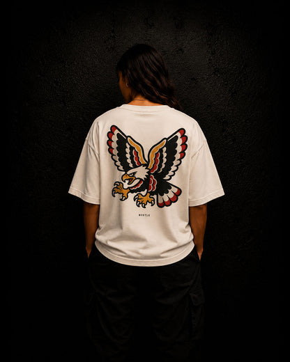 Eagle - Oversized Tattoo T-Shirt – offwhite