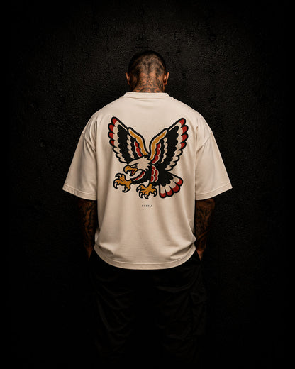 Eagle - Oversized Tattoo T-Shirt – offwhite