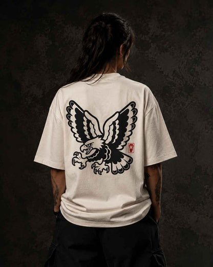 Eagle mono - Oversized Tattoo T-Shirt