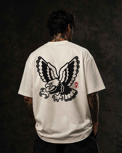 Eagle mono - Oversized Tattoo T-Shirt