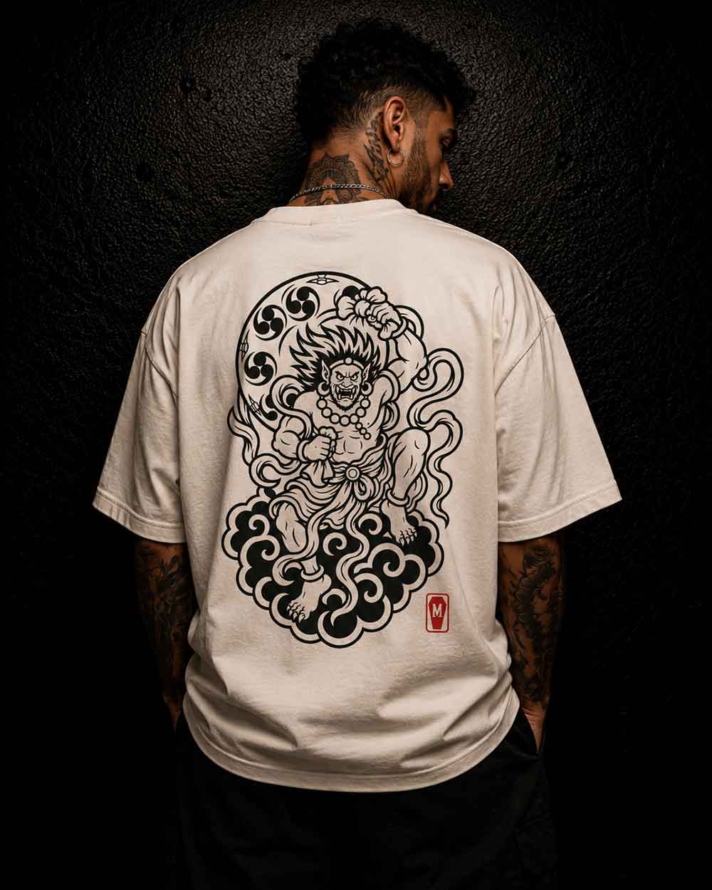 Fujin Mono - Oversized Tattoo T-Shirt – offwhite