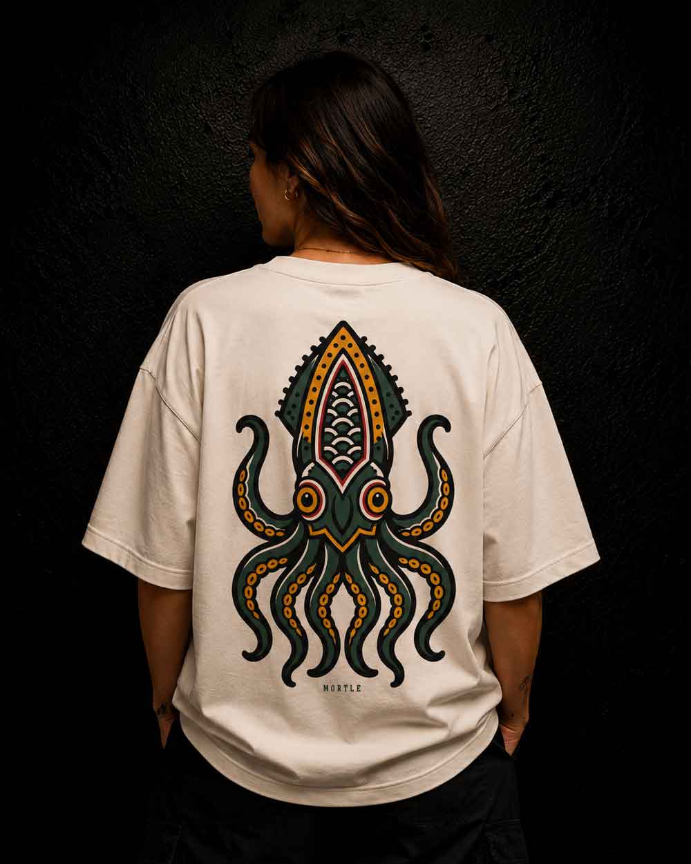 Octopus -  Oversized Tattoo T-Shirt