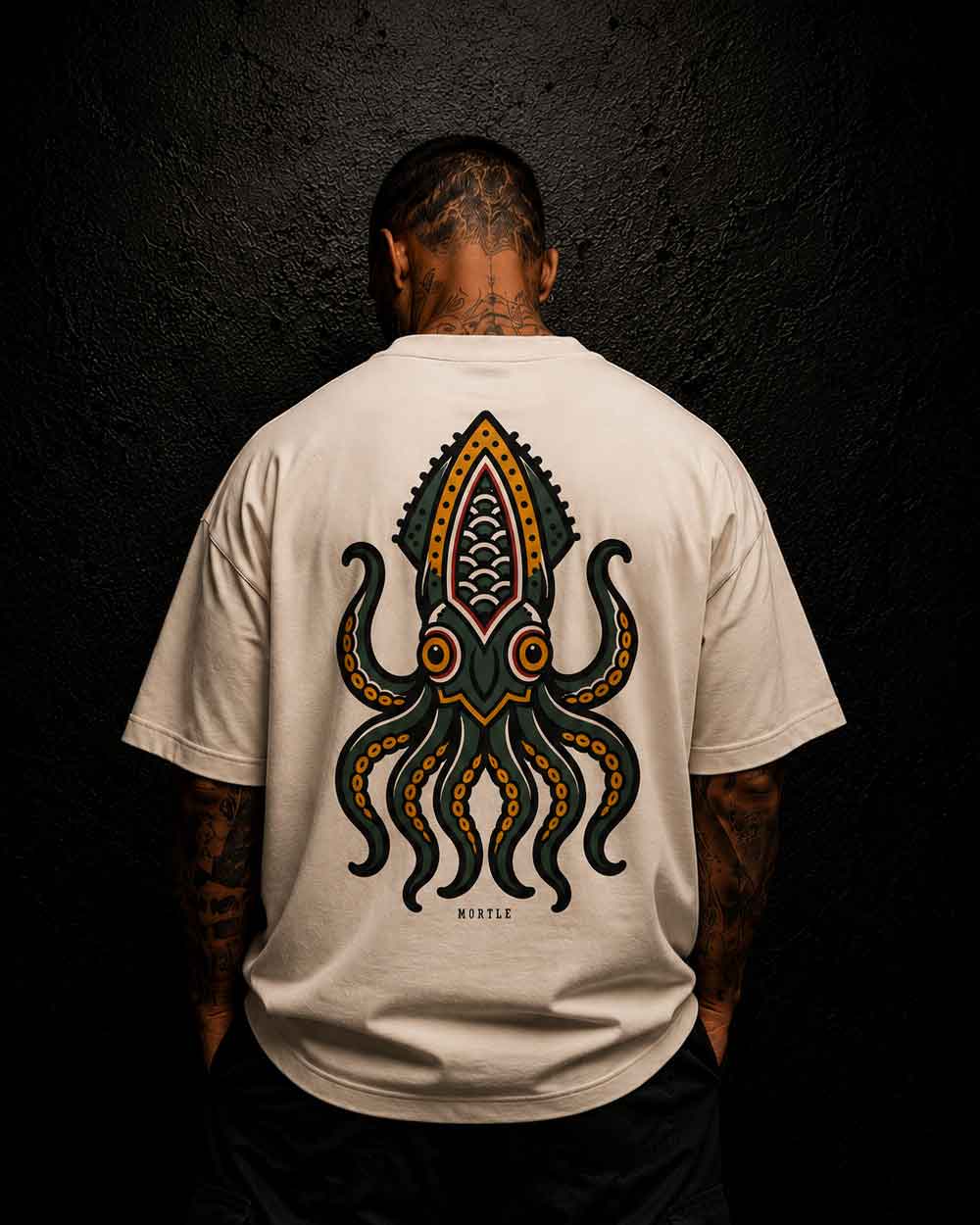 Octopus -  Oversized Tattoo T-Shirt