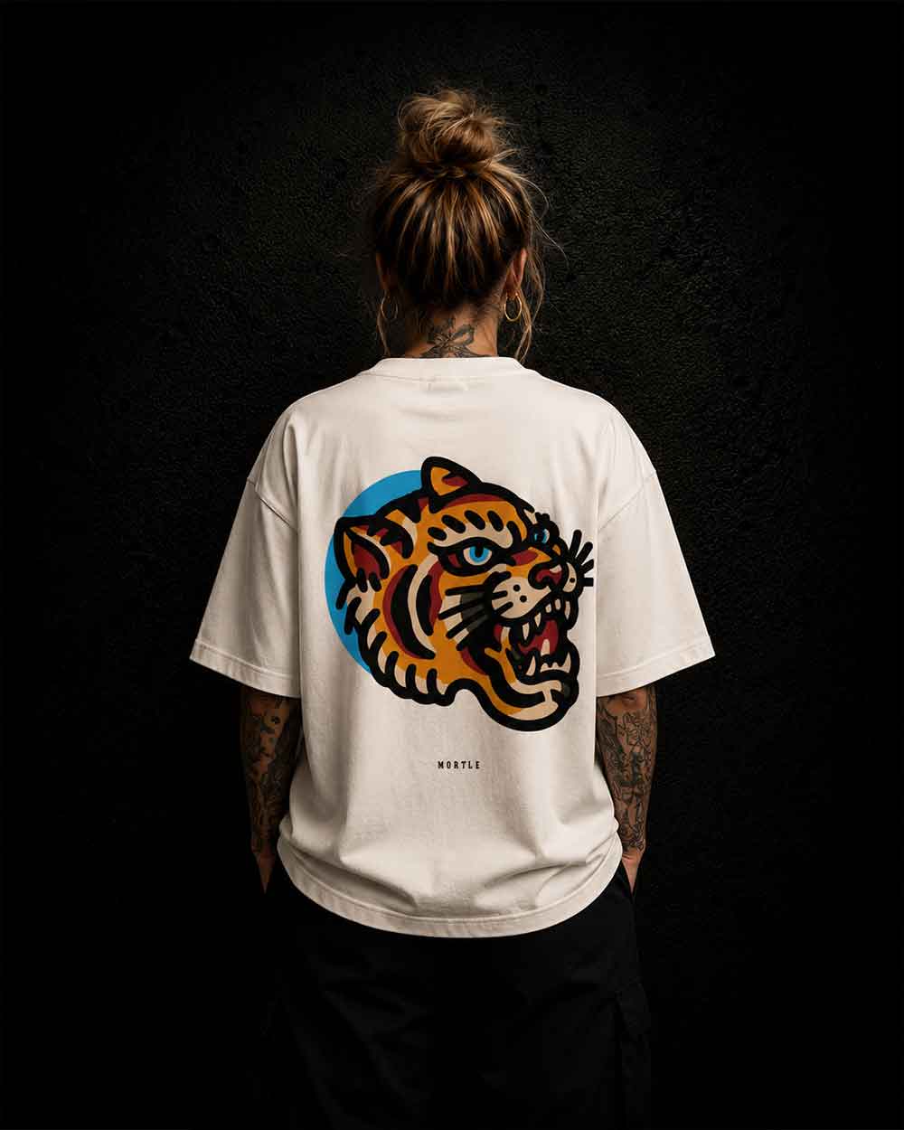 Tiger - Oversized Tattoo T-Shirt