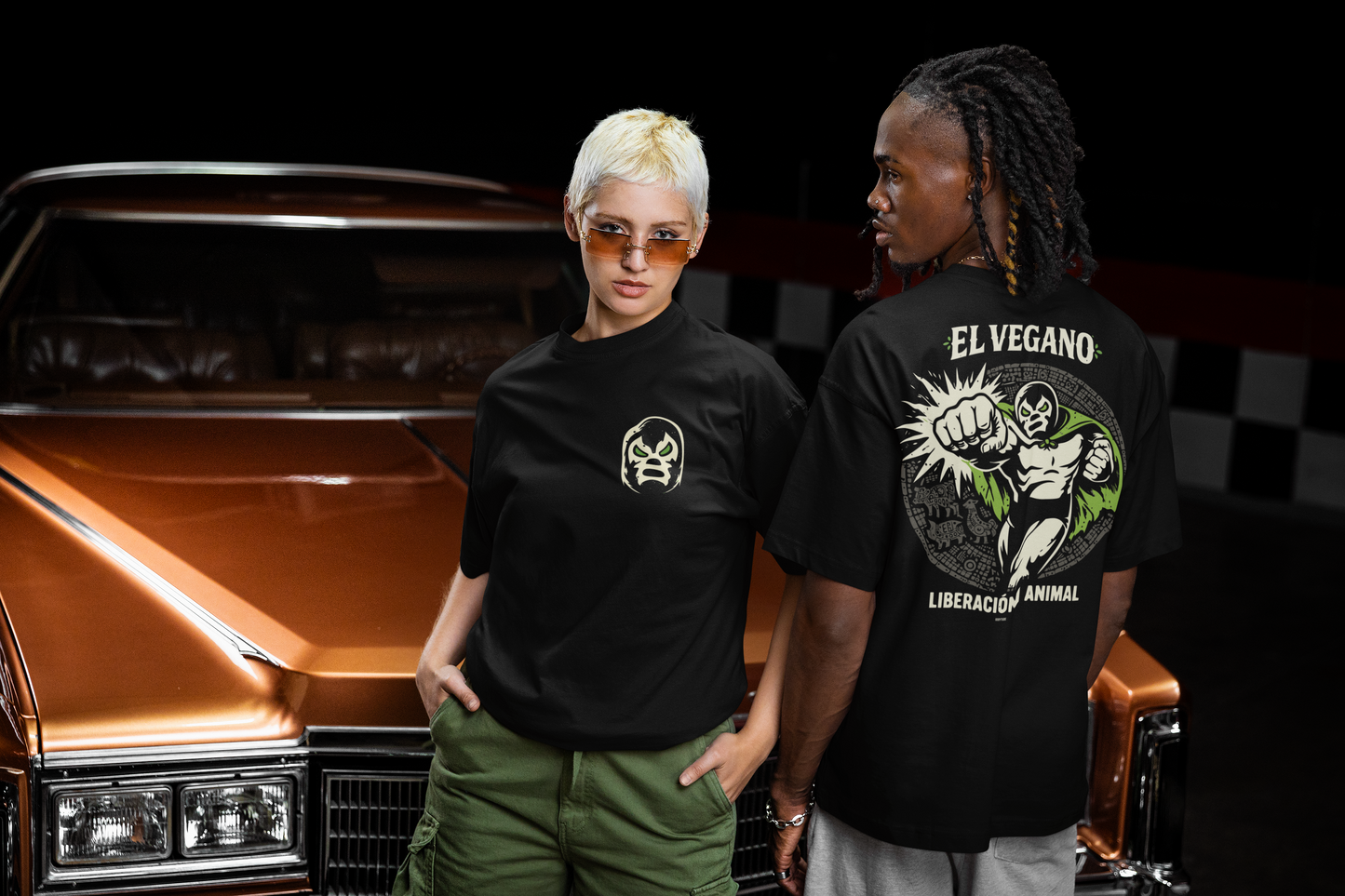El Vegano Fight For Animals - Unisex Oversized Shirt